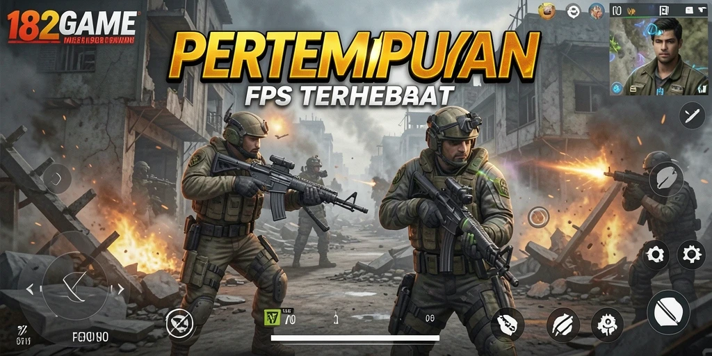 Screenshot gameplay menunjukkan aksi seru dalam pertempuran FPS.