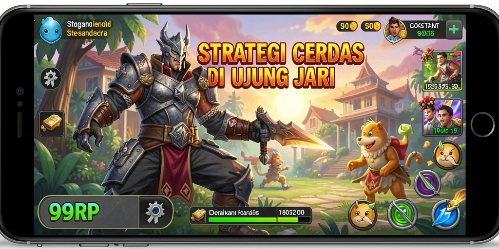 Screenshot gameplay 99RP yang menunjukkan strategi pertempuran yang mendebarkan.