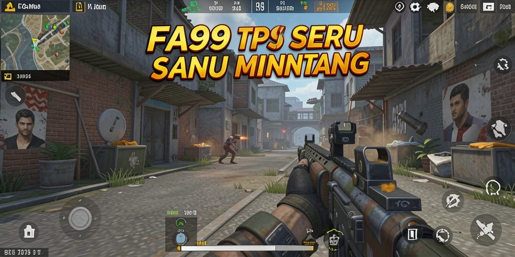 Gameplay mendebarkan dari FA99 dalam mode TPS.