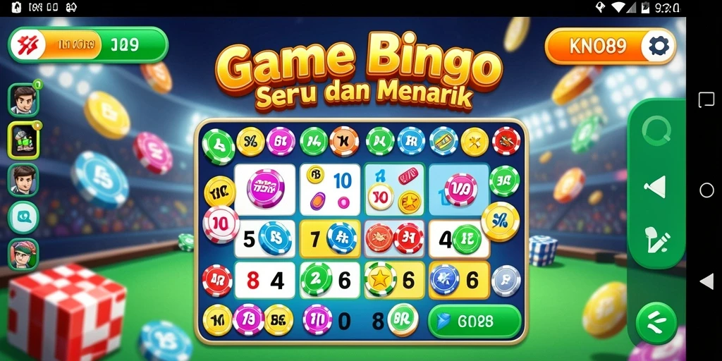 Tampilan gameplay KNO89 yang seru dalam permainan Bingo.