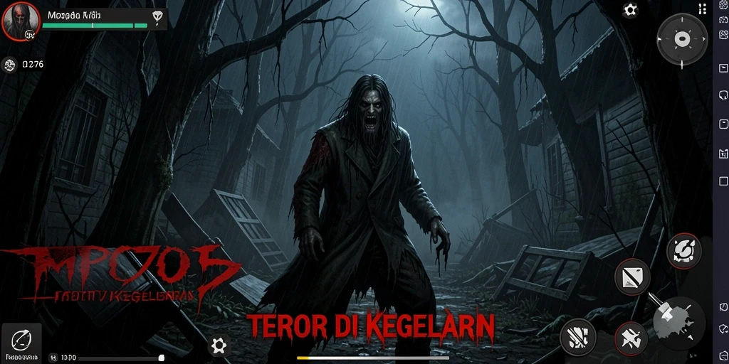 Screenshot MPO76 menampilkan momen mencekam dalam gameplay Horror.