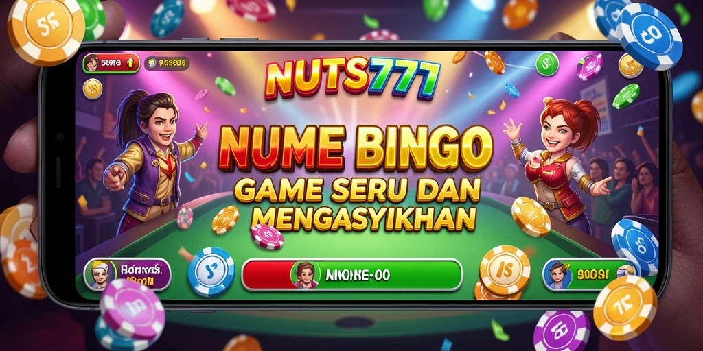 Tampilan gameplay seru di NUTS777 dengan Bingo yang mengasyikkan.