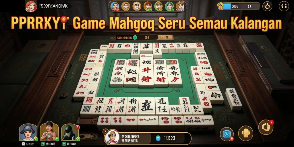 Tampilan gameplay Mahjong di PPRRYY yang menantang dan seru.