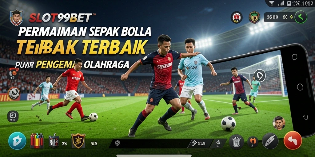 Tangkapan layar menampilkan aksi permainan sepak bola yang mendebarkan.