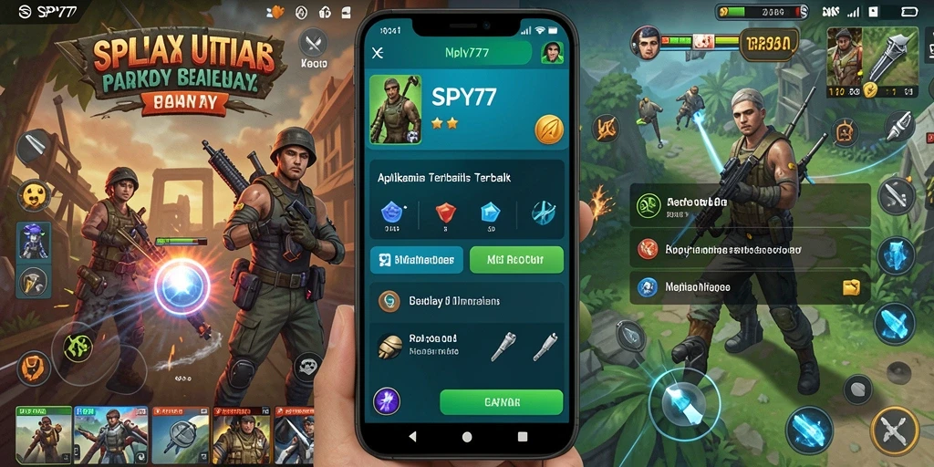 Tampilan antarmuka sederhana dan efisien dari SPY77.